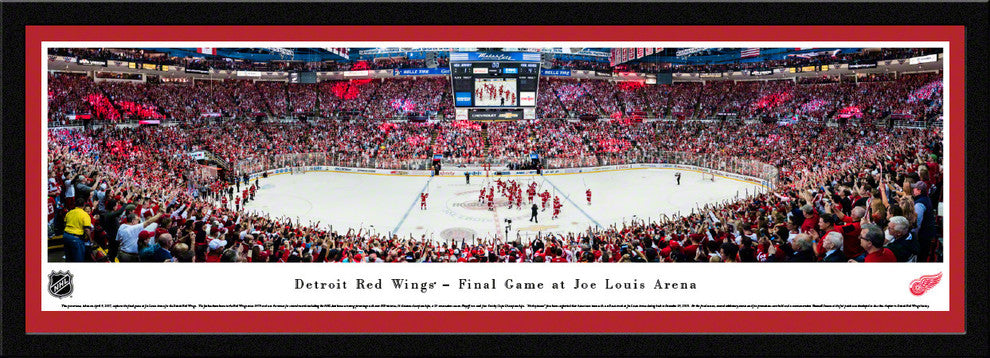Detroit Red Wings, Final Game at Joe Louis Arena, Select Frame