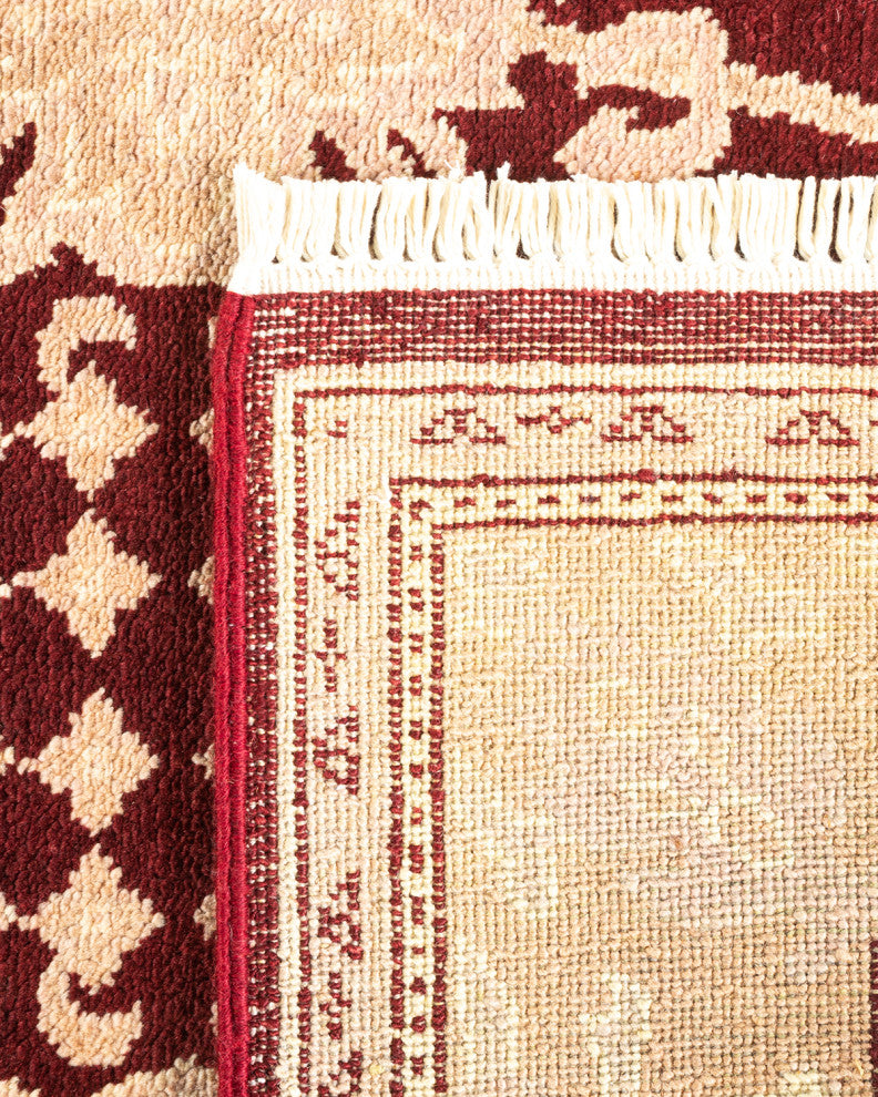 Sevda One-of-a-Kind Hand-Knotted Area Rug Red, 3'3"x5'1"