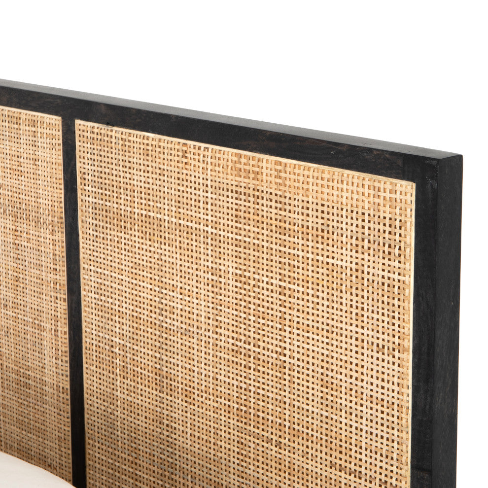 Sydney King Bed-Black Wash