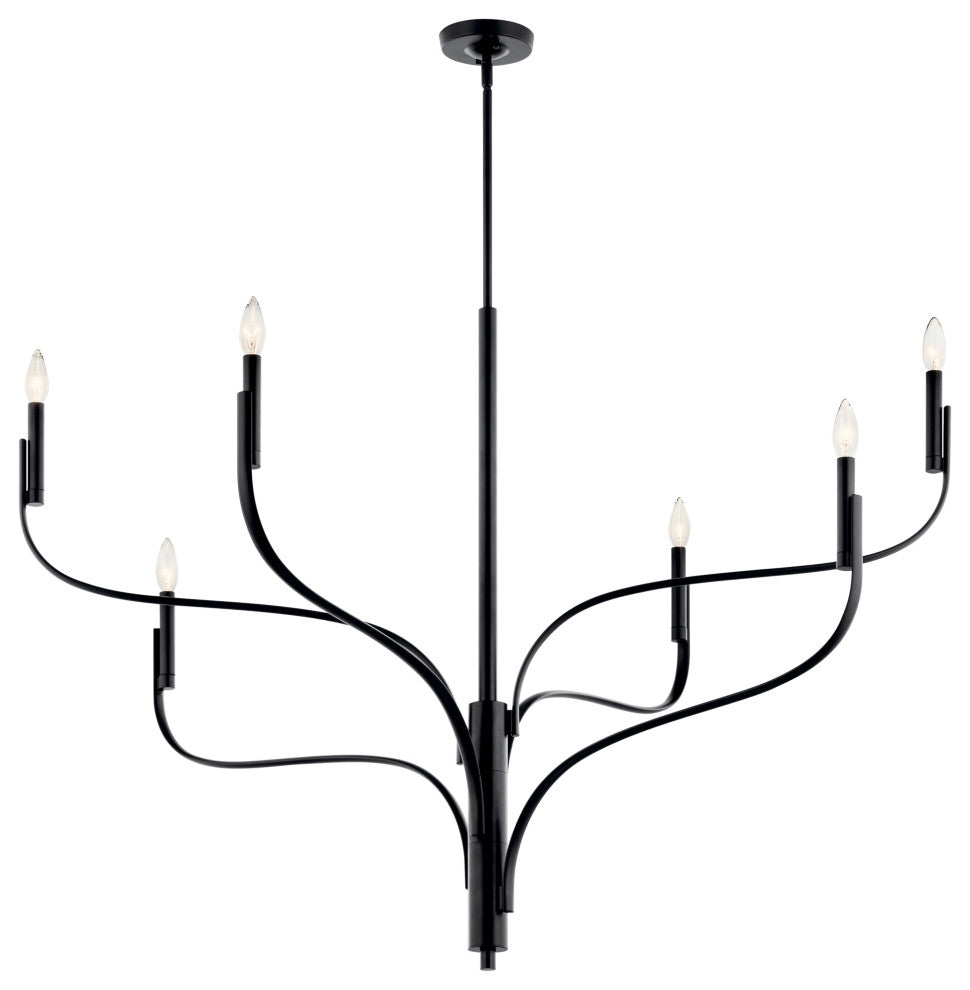 Livadia Chandelier, 47" 6 Light
