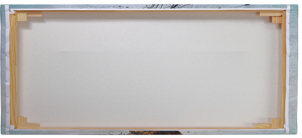 Epic Graffiti "Bridge And Skyline" Giclee Canvas Wall Art, 20"x40"