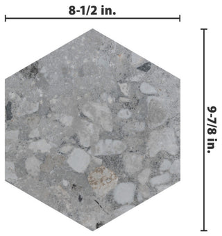 Recycle Hex River White Porcelain Floor and Wall Tile