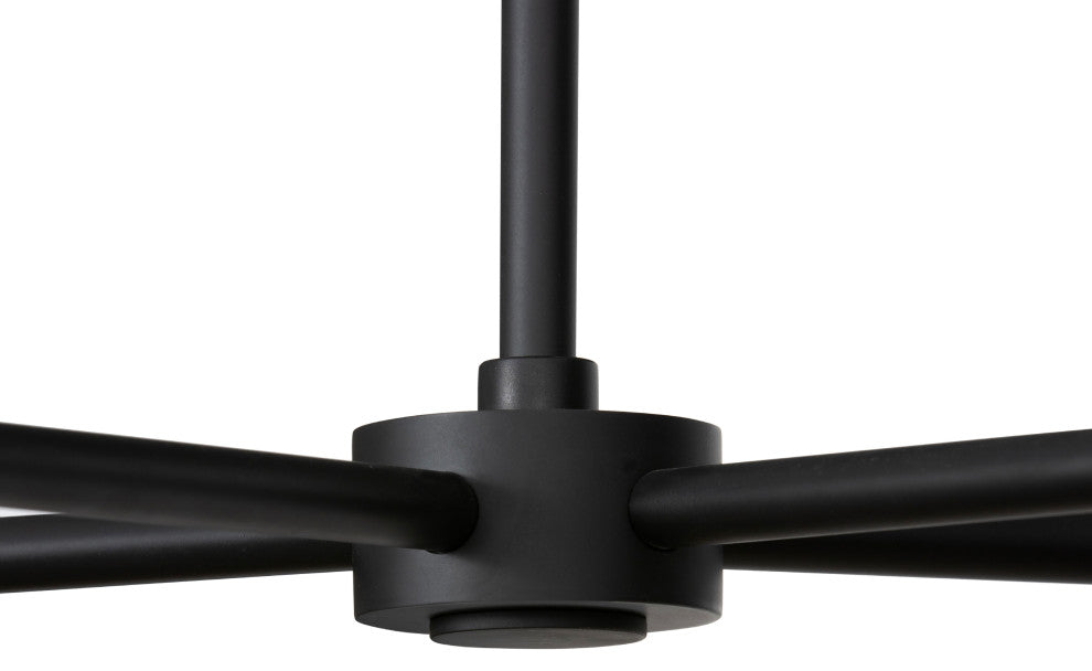 Cullen Chandelier-Black Leather