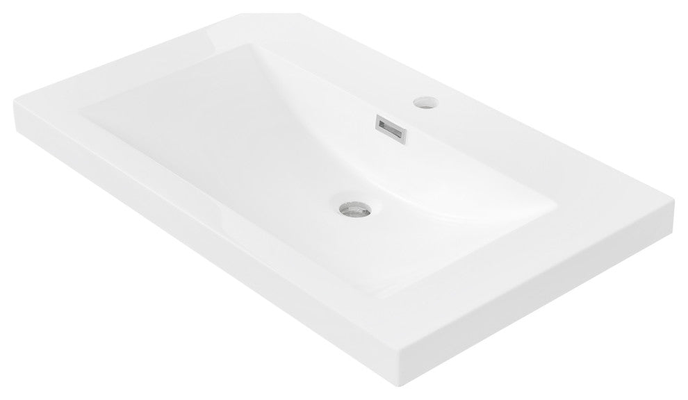 35" Solid Surface Resin Streamline K-0818-35 Vanity Top