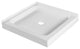 Fine Fixtures Double Threshold Acrylic Shower Base, 30 X 30, Universal