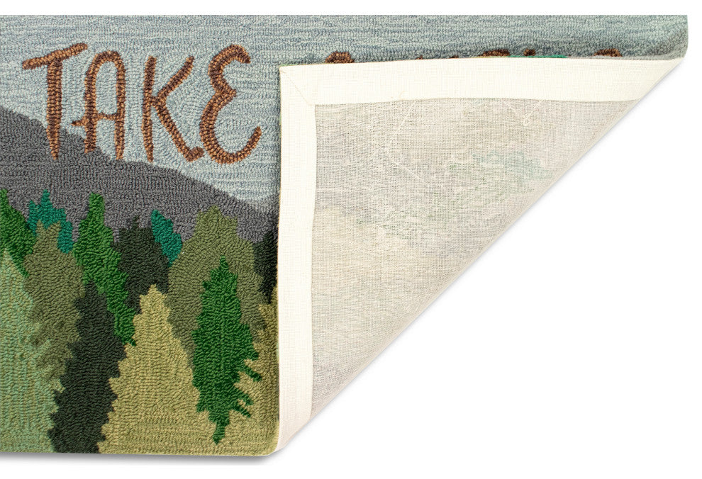 Frontporch Take A Hike Indoor/Outdoor Rug, Forest, 1'8"x2' 6"