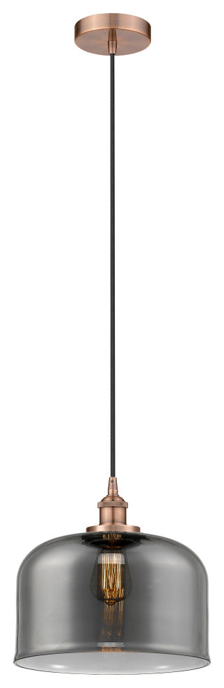 Innovations 616-1PH-AC-G73-L 1-Light Mini Pendant, Antique Copper