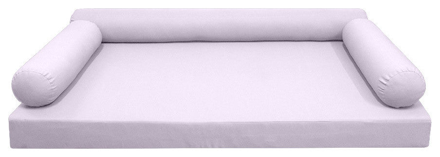 Style6 Full Knife Edge Outdoor Mattress Bolster Slip Cover COMPLETE SET AD107