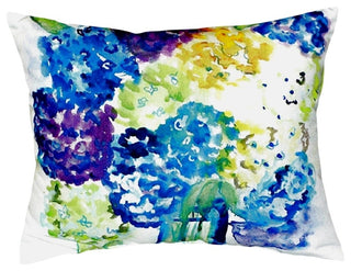 Betsy's Hydrangea No Cord Pillow - Set of Two 16x20