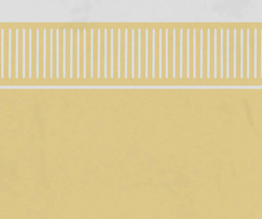 30x60" Dashing Stripe, Stripe Print Beach Towel, Yellow