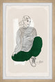 "Strong Woman Stay Young" Framed Painting Print, 12x18