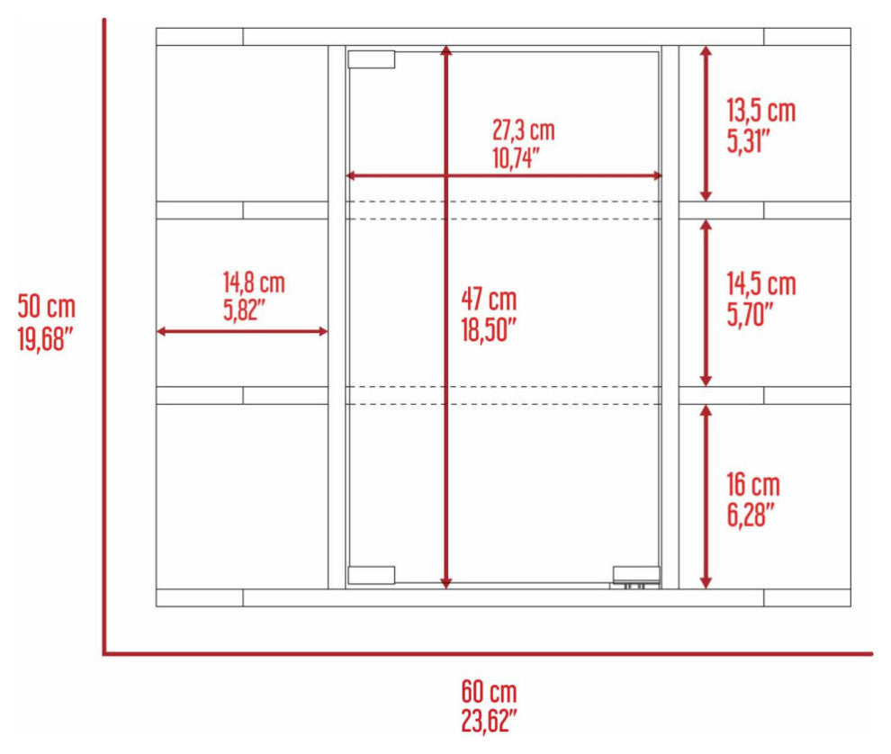 Valdez Medicine Cabinet, Light Gray