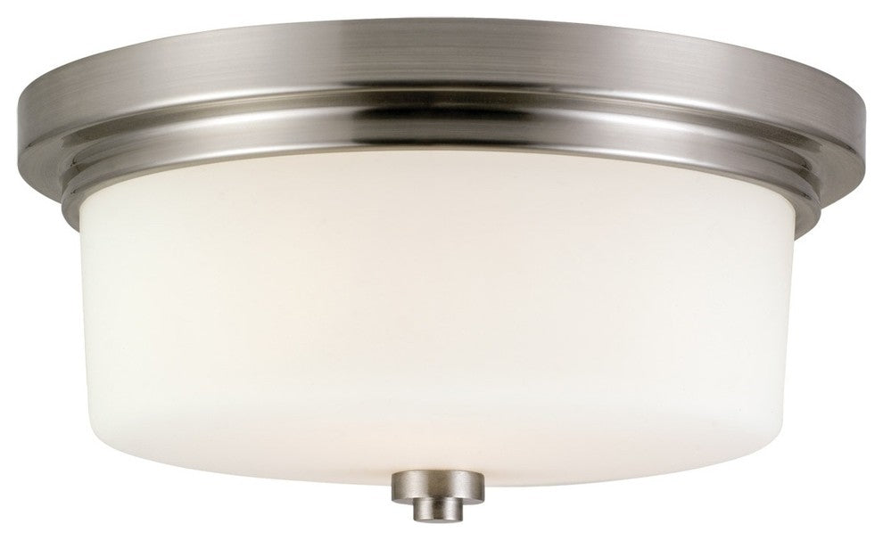 Design House 556654 Aubrey Transitional 2-Light Indoor Flush Mount Ceiling Ligh