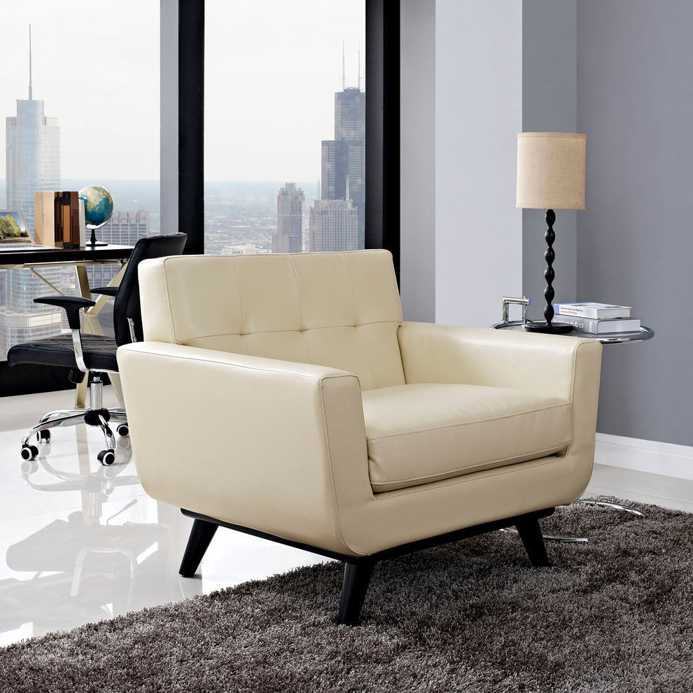 Modern Contemporary Living Room Armchair Beige