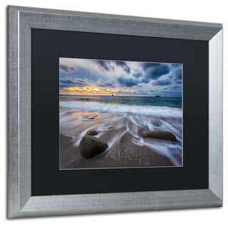 'The Song of Water' Silver Framed Canvas Art by Mathieu Rivrin
