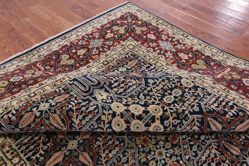 8' 10" X 12' 1" Persian Fine Serapi Handmade Wool Rug - Q14693
