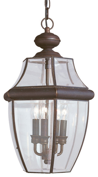 Generation Lighting Lighting 3-Light Outdoor Pendant, Bronze