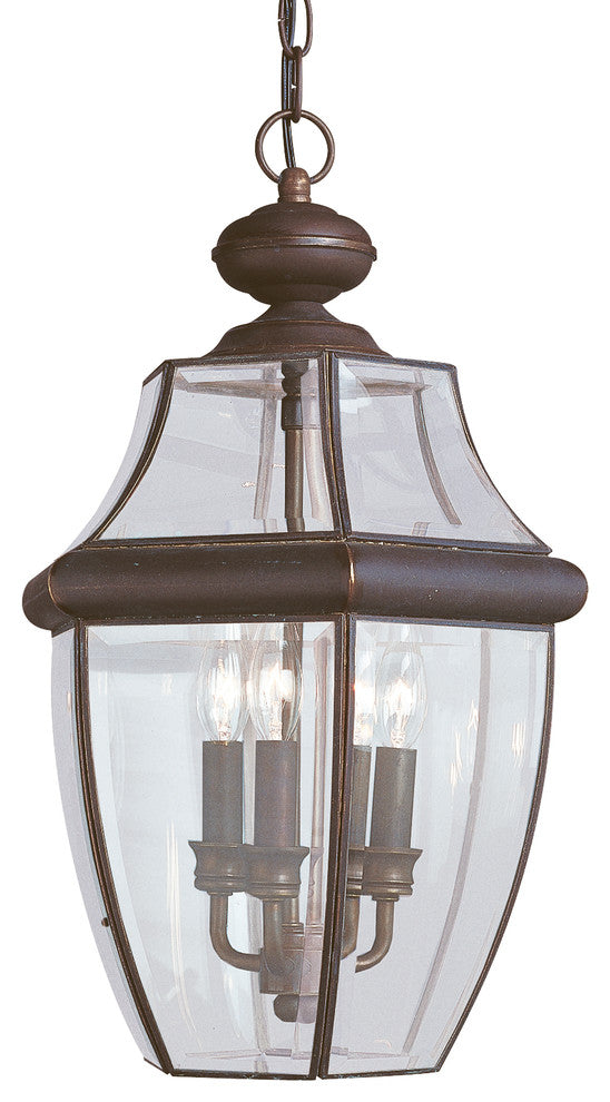 Generation Lighting Lighting 3-Light Outdoor Pendant, Bronze