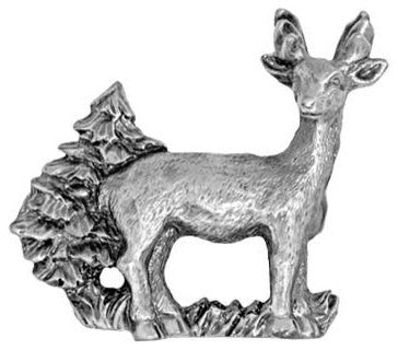 Standing Deer Pull - Pewter, SIE-681499