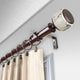 Kaylee 1" Diameter Curtain Rod, Bronze, 160-240"