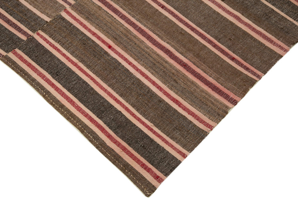 Rug N Carpet - Handmade Turkish 6' 0'' x 8' 7'' Vintage Wool Kilim Rug