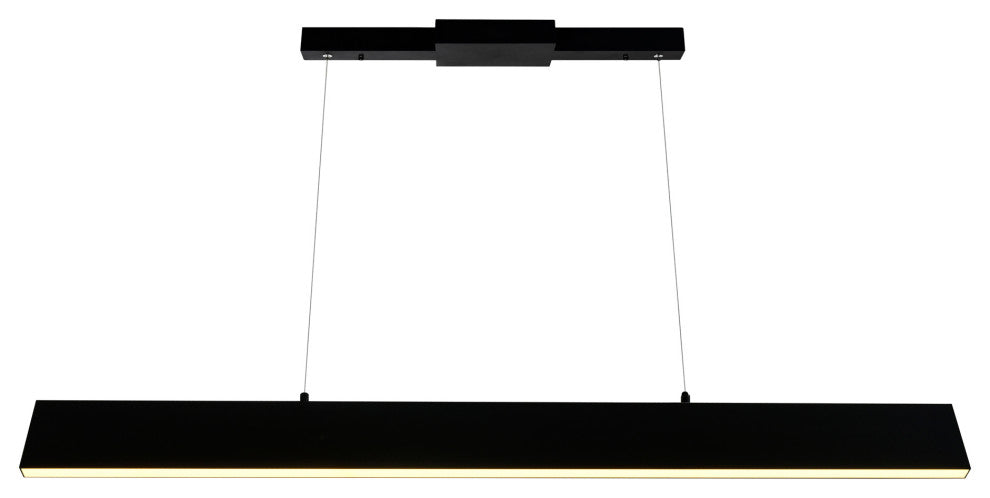 Krista LED Chandelier With Satin Black Finish