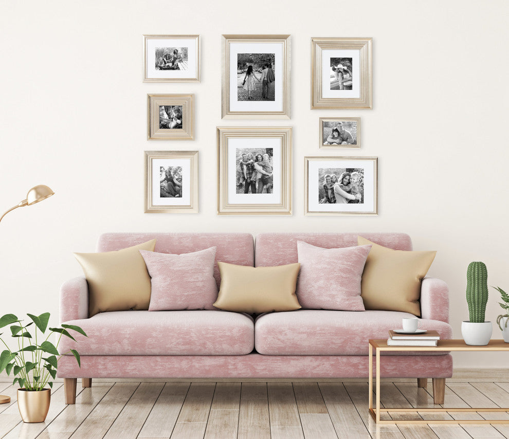 Odessa 8 Piece Frame Set, Champagne 8 Piece