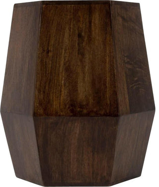 Contemporary Gold Leaf Side Table