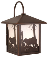 Bozeman 8" Outdoor Wall Light Burnished Bronze