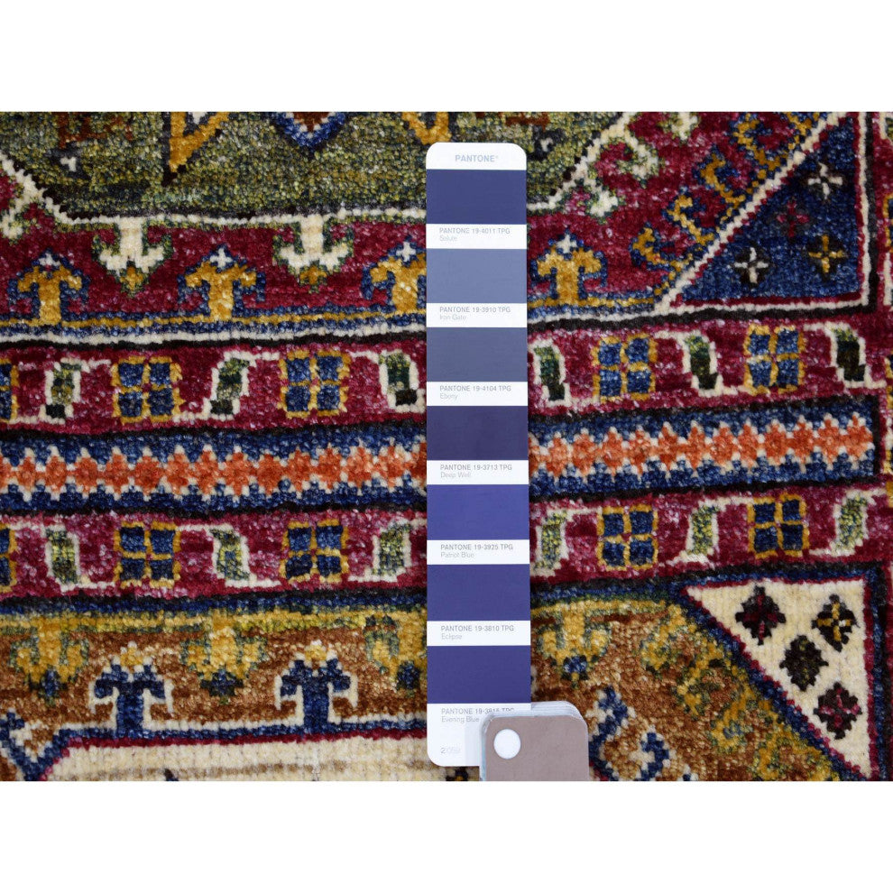 Navy Blue Turkeman Ersari Natural Dyes Hand Knotted Wool Oriental Rug  2'0"x3'0"