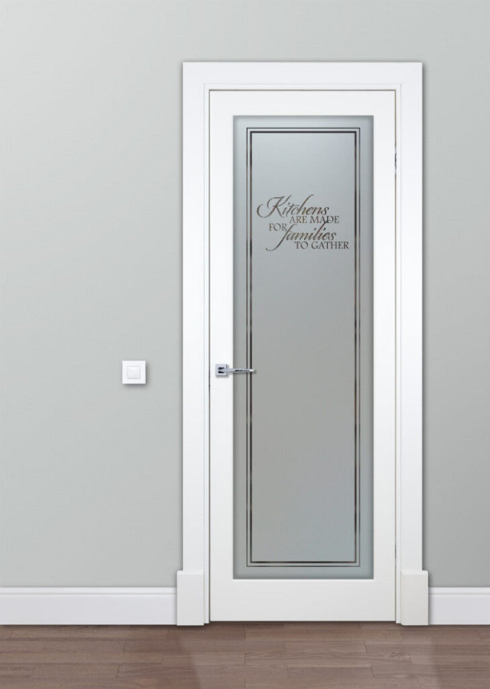 Pantry Door - Family Kitchen - Primed - 28" x 80" - Knob on Right - Pull Open
