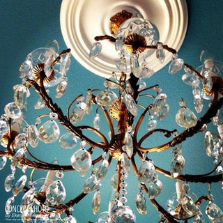 18"OD x 3 1/2"ID x 1"P Valletta Ceiling Medallion