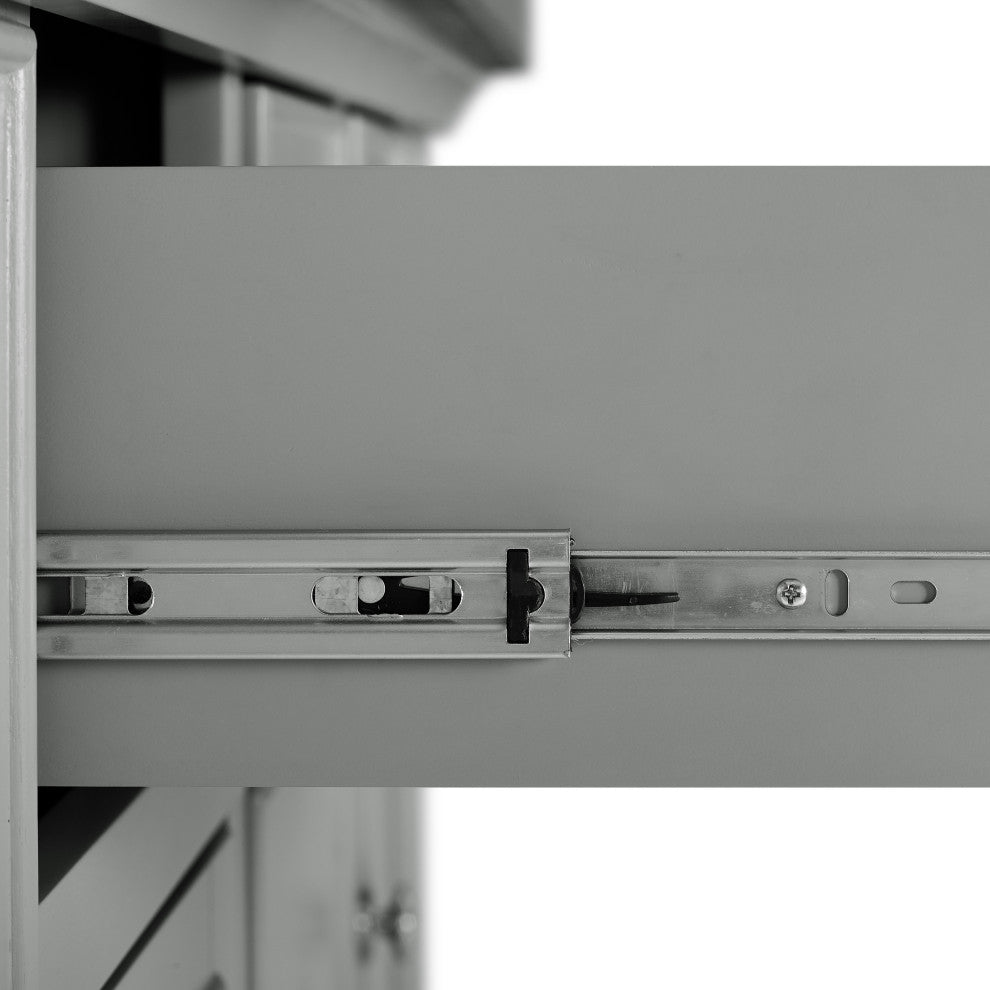 Julia Stainless Steel Top Kitchen Island