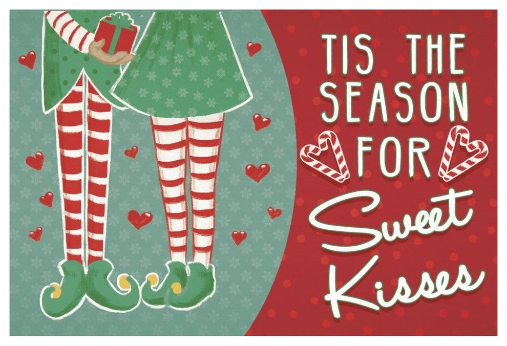 "Retro Christmas III Bright" Digital Paper Print by Janelle Penner, 38"x26"