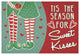 "Retro Christmas III Bright" Digital Paper Print by Janelle Penner, 38"x26"