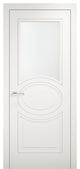 Solid French Door Opaque Glass / Mela 7012 Matte White / Modern Doors -42x84