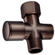Shower Arm 1/2" IPS Diverter Valve, Oil Rubbed Bronze