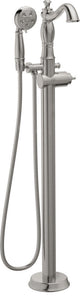 Delta Cassidy Traditional Floor Mount Tub Filler Trim - Less Handle, Stainless