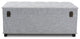 Kyra Modern and Contemporary Grey Fabric Upholstered Storage Trunk Ottoman