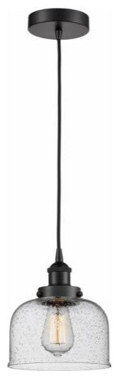 Innovations 616-1PH-BK-G74 1-Light Mini Pendant, Matte Black