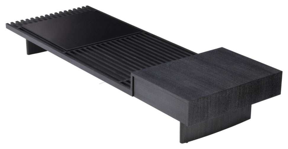 Charcoal Gray Oak Coffee Table | Eichholtz The Crest