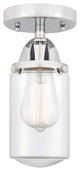 INNOVATIONS LIGHTING 288-1C-PC-G312 Dover 1 Light 4.5 inch Semi-Flush Mount
