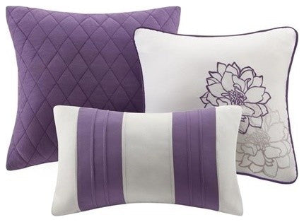 Madison Park Lola Comforter Set in Purple