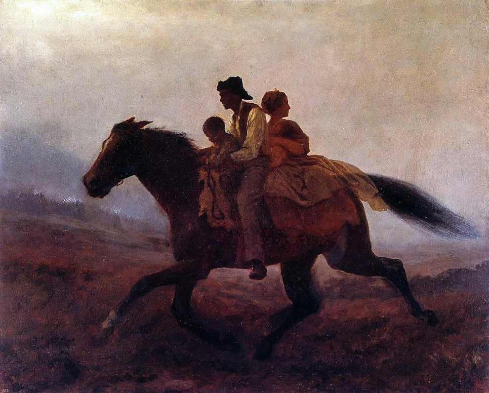 Eastman Johnson Ride for Freedom, The Fugitive Slaves Wall Decal