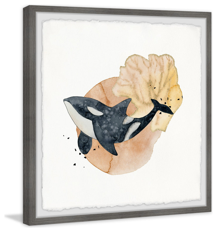 "Top Predator" Framed Painting Print, 12x12