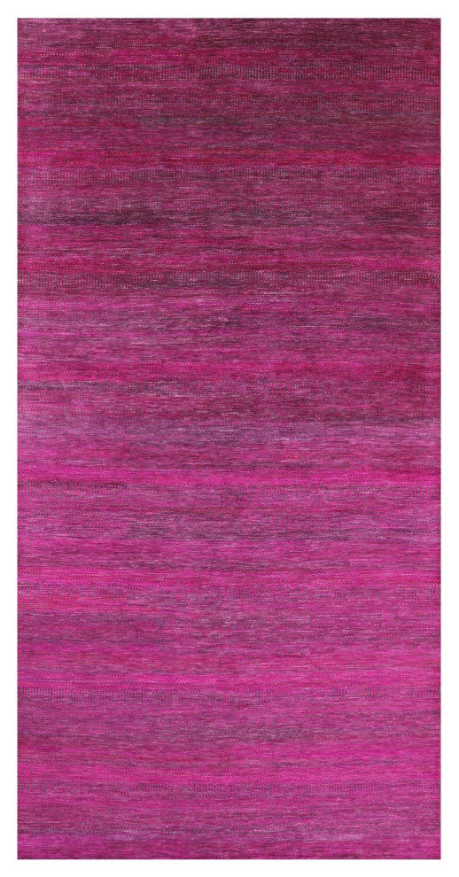 Hand-Knotted Super Savannah Gabbeh Wool and Silk Rug 8' 0" X 16' 3" Q6071