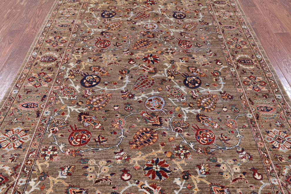 Persian Tabriz Handmade Wool Rug 6' 2" X 9' 4" Q7690