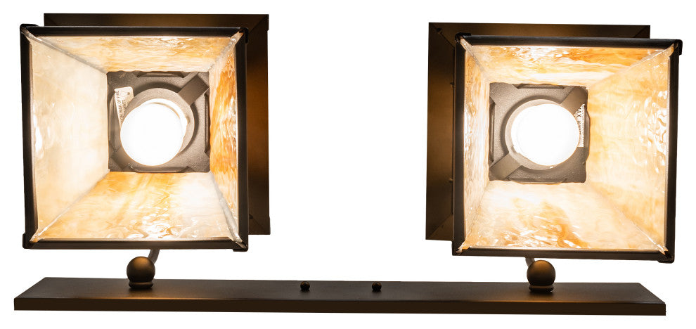 24 Wide Moose at Dawn 2 Light Wall Sconce