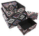 Stylish Fabric Home Storage Baskets, 5-Piece Set, Multicolor