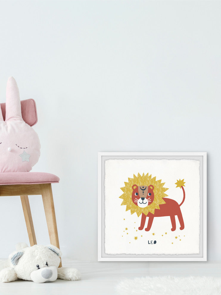 "I'm a Leo" Framed Painting Print, 18x18